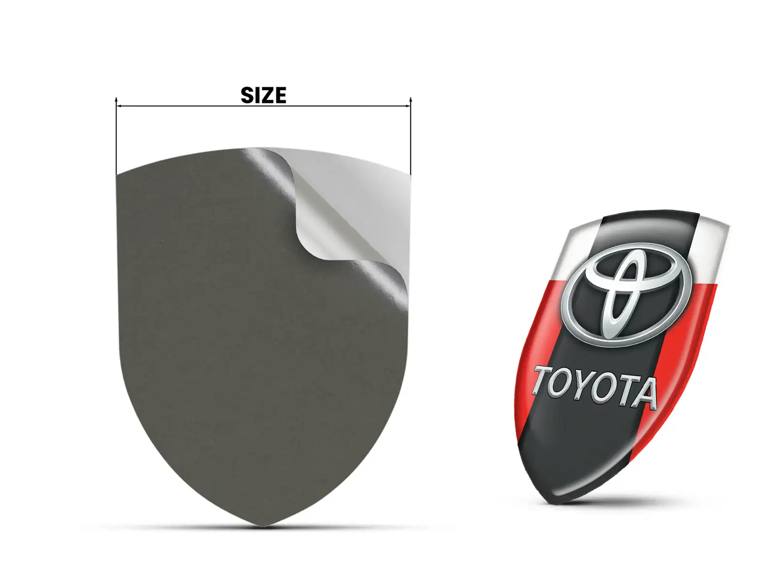 Toyota Large Car Stickers Edition Max Pro Modern Durable